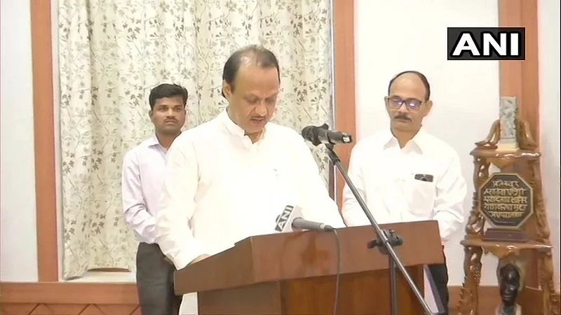 ajit pawar twitter posts after being deputy cm maharashtra government formation