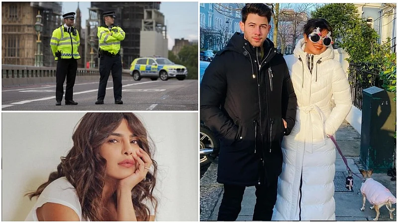 Actress priyanka chopra alerted by london police due to break the covid rules by went salon