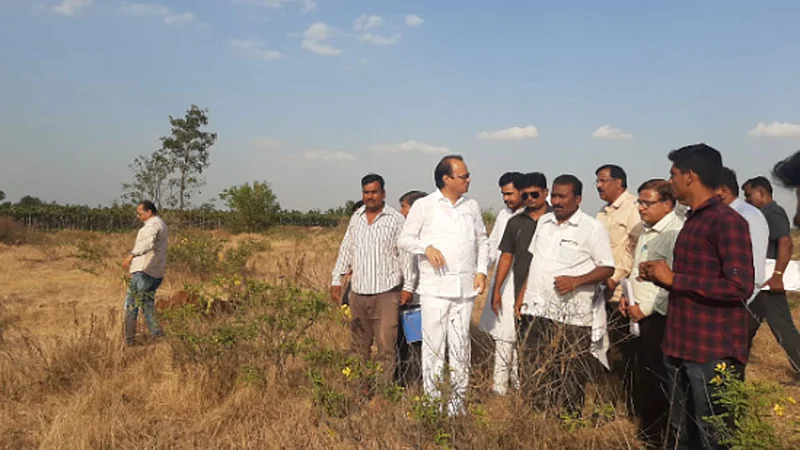 Ajit Pawar busy in the construction of shiv shrushti