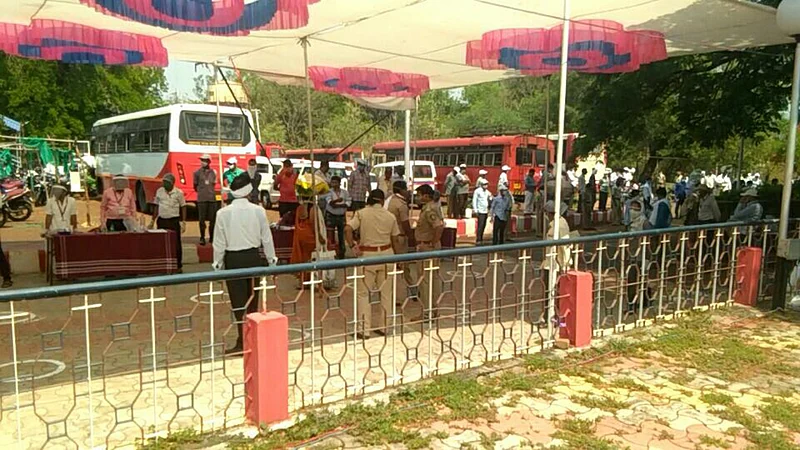 Bus station