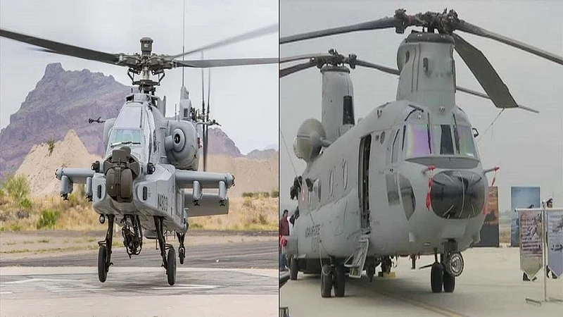 Chinook and Apache to take part in the flypast for first time