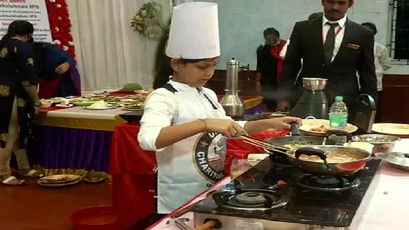 Laxmi Sai Set World Record after Making 46 dishes in 58 minutes