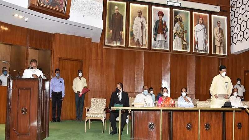 Satish Chavan Take Oath As MLC Member
