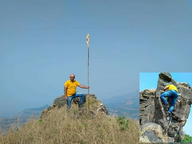 Sanjay Tahane climbed the cone of Kela Konkanwada