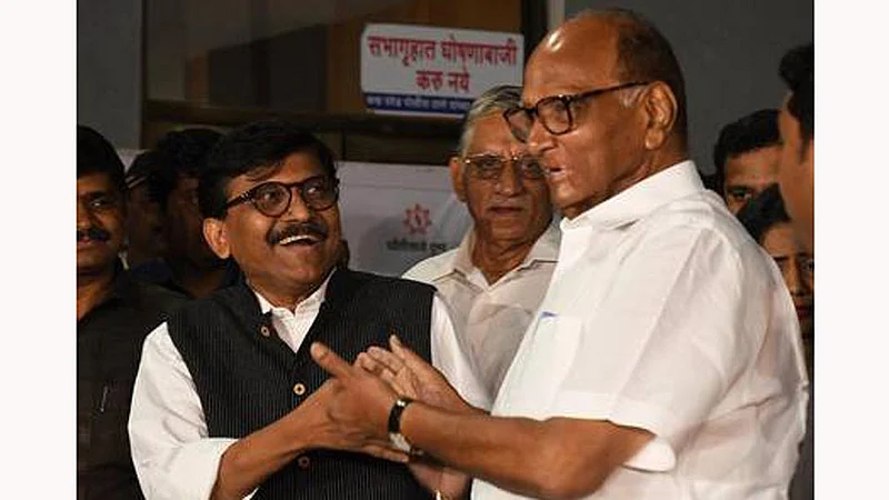 Shivsena MP Sanjay Raut will take interview of Sharad Pawar at Pune