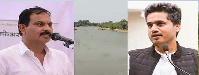 Water in the river Sina due to Mahavikasaghadi