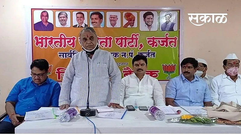 Sunil Karjatkar has said that he will win the Nagar Panchayat elections through development works and liaison with local office bearers.jpg}