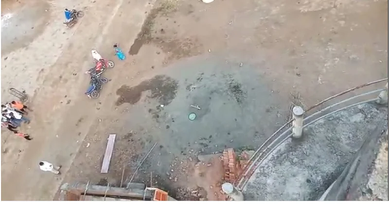 Akola News: Guest from Mumbai; An 80 feet high water tank in the village chosen for the jump