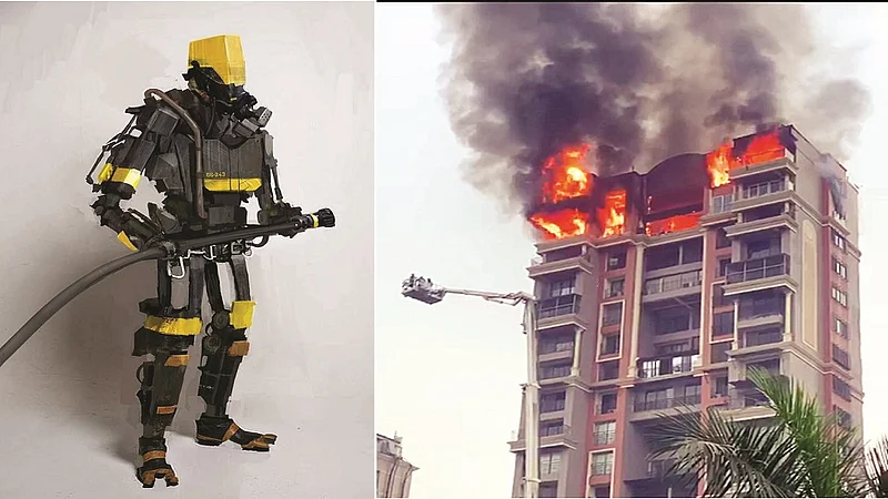 आता आग लागताच 'रोबोट' तुमच्या दारात...