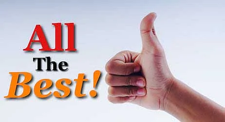 all the best