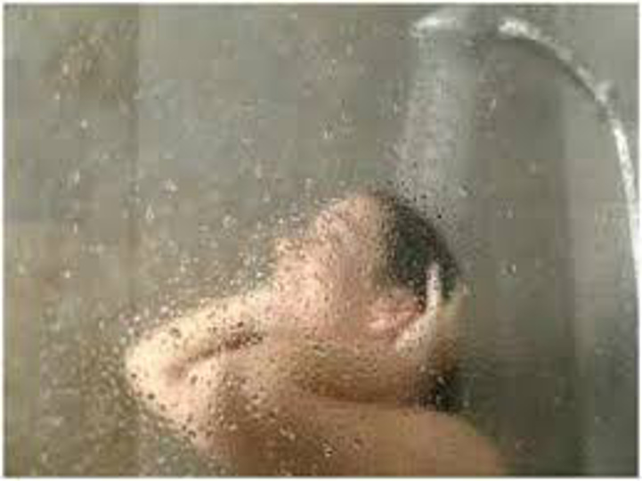 bathing woman