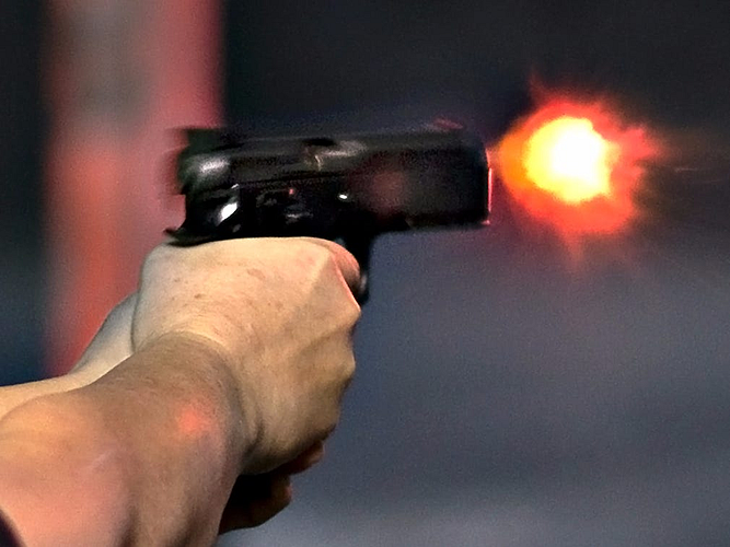 gun firing