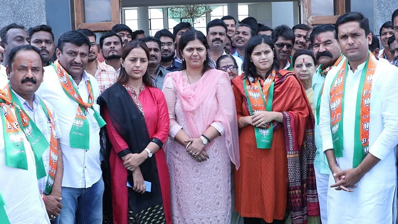 i have started bjp mega bharati says pankaja munde