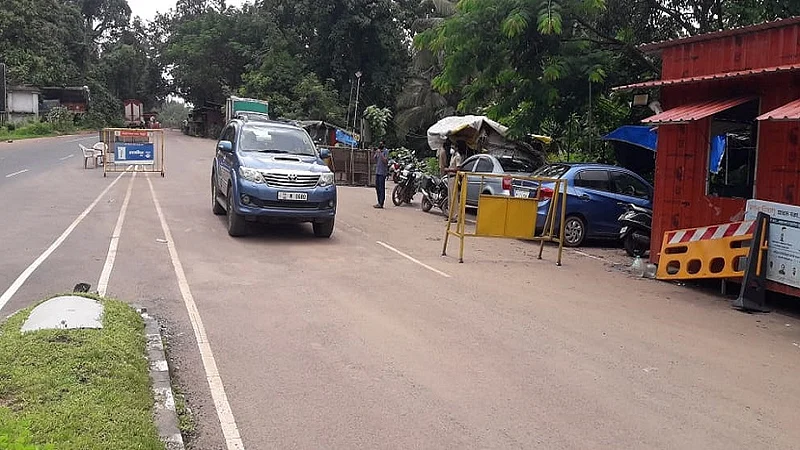 vehicles not check on check post from today's afternoon 12 pm from goa to maharashtra