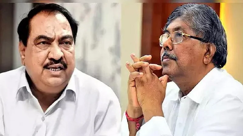 former minister eknath khadse will not join the ncp information form bjp state president chandrakant patil