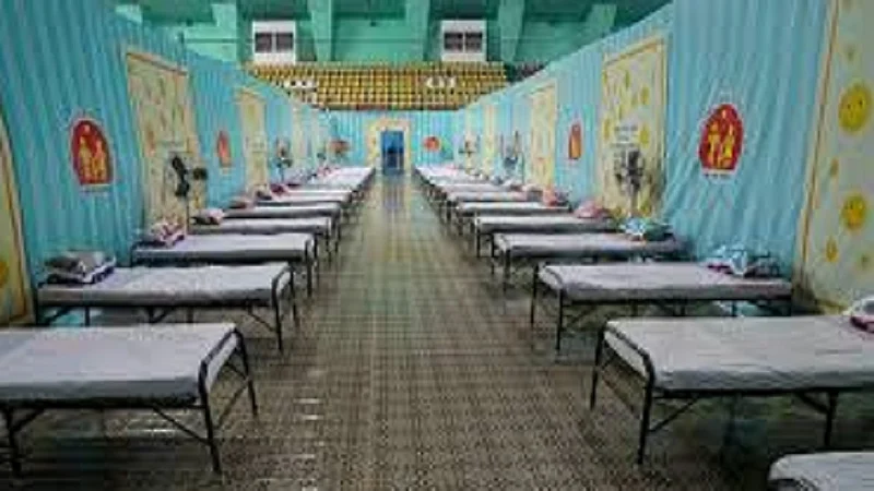 This is the first experiment in the district to start a quarantine center at the village level