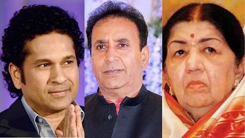 sachin tendulkar anil deshmukh lata mangeshkar