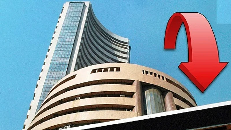 sensex down