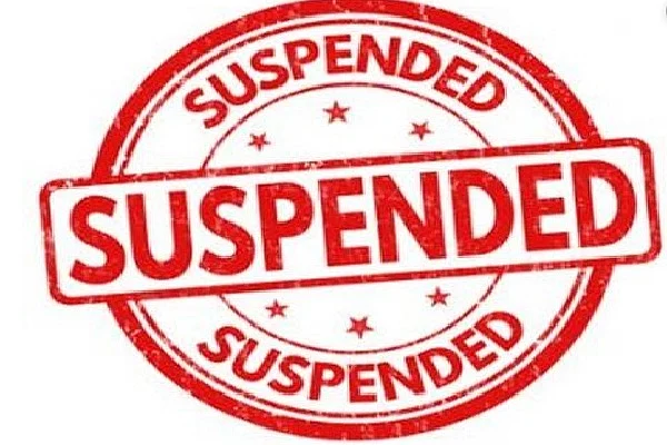 suspended