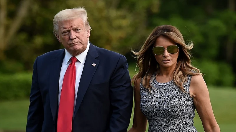 trump with melania