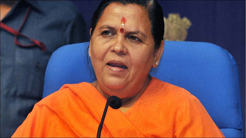 Uma Bharti statement Ram Bhakti is not copyright of BJP politics
