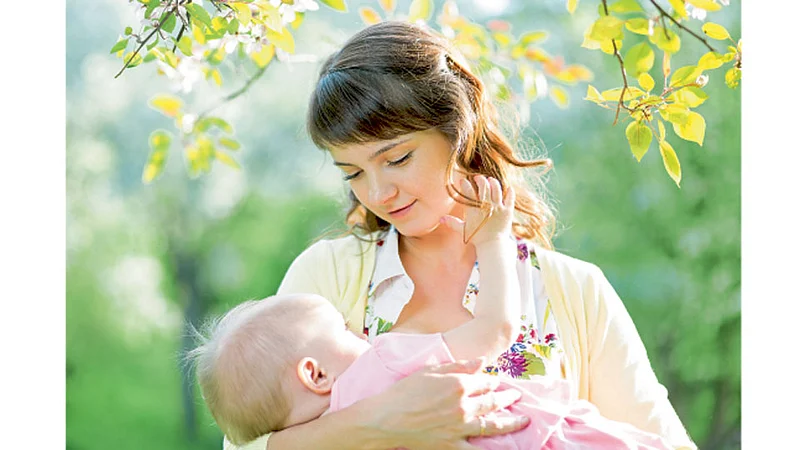Baby-and-mother