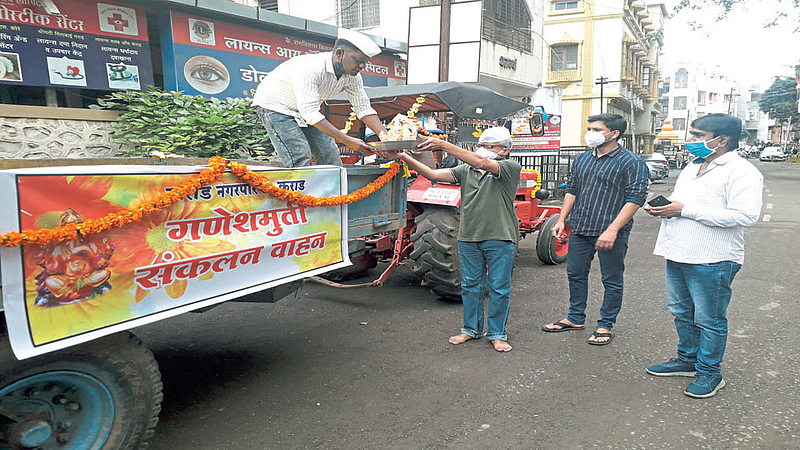 कृष्णा, कोयना नदीकाठावर गणेश विसर्जनास बंदी, कऱ्हाड पालिकेची 'ही' पर्यावरणपूरक संकल्पना