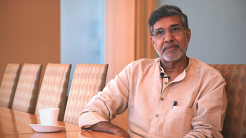 Kailash Satyarthi said that by 2047, every child in India will be safe and educated