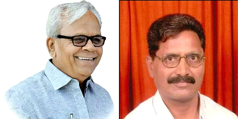 The big leader of BJP in Akola fell on the neck of Congress