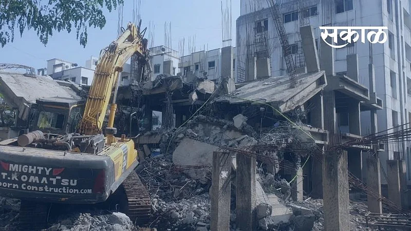Municipal take action against Unauthorized construction will be demolished in Ambegaon for a month
