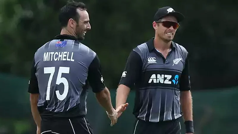 New Zealand win by five wickets