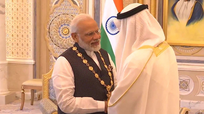 पंतप्रधान मोदींना 'ऑर्डर ऑफ झायेद'