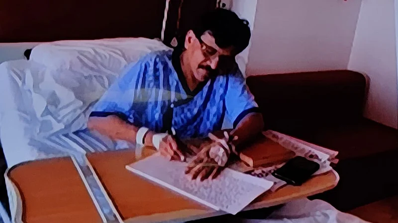 Sanjay Raut writes editorial for Samana despite being hospitalized in mumbai