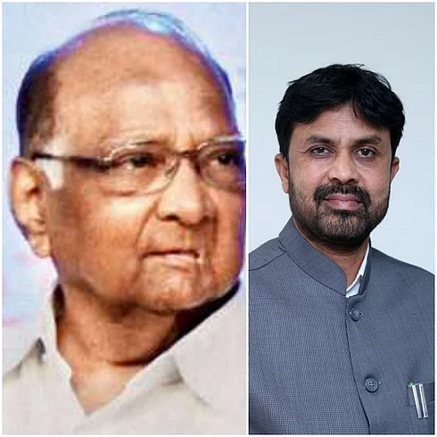Sharad Pawar And Sanjay Bansode