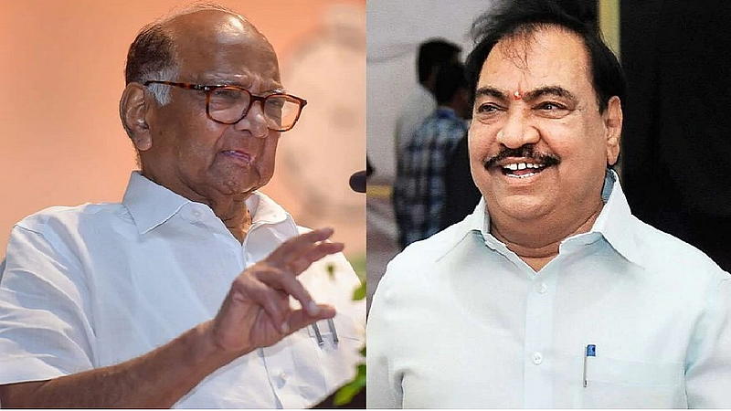 काल मुंबईत दाखल झालेले एकनाथ खडसे आज शरद पवारांना भेटणार?