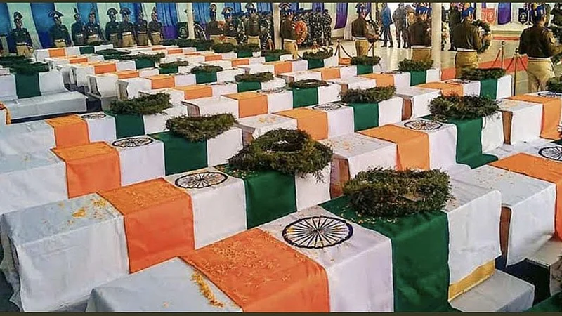 Tribute to Pulwama attack martyard on social media