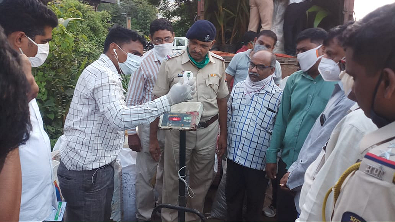 Smuggling of cannabis through Jalgaon. Action of MIDC police