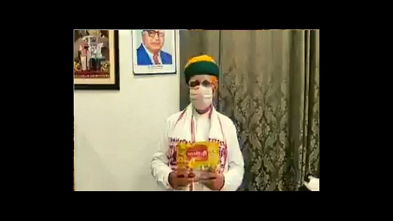 union minister arjun ram meghwal says bhabhiji papad will be helpful to fight corona virus