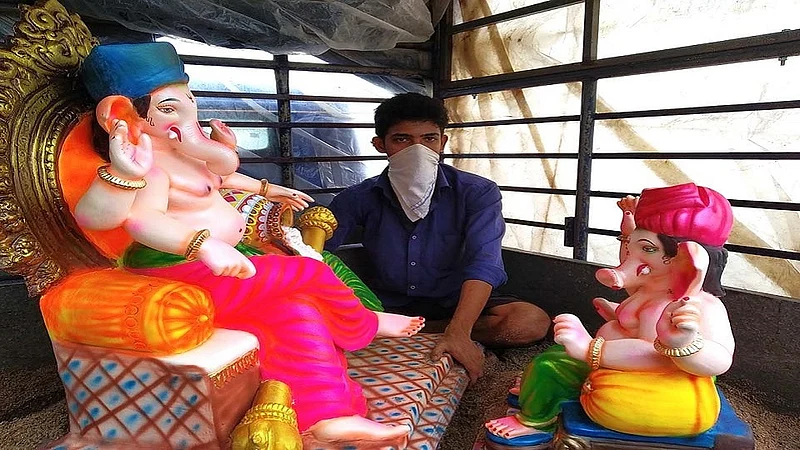 avoid crowds in the gallery Ahead of time ganesha festival in kokan