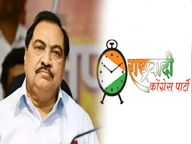 eknath khadse rashtrwadi entry