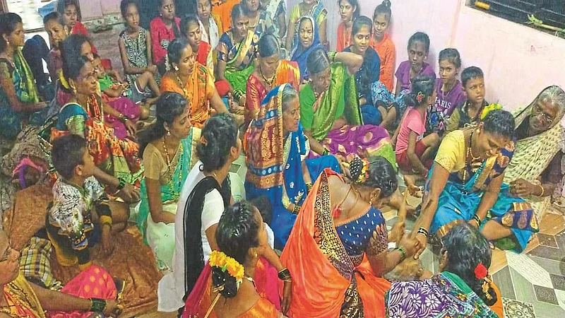 traditional criteria for gauri festival in mandangad ratnagiri