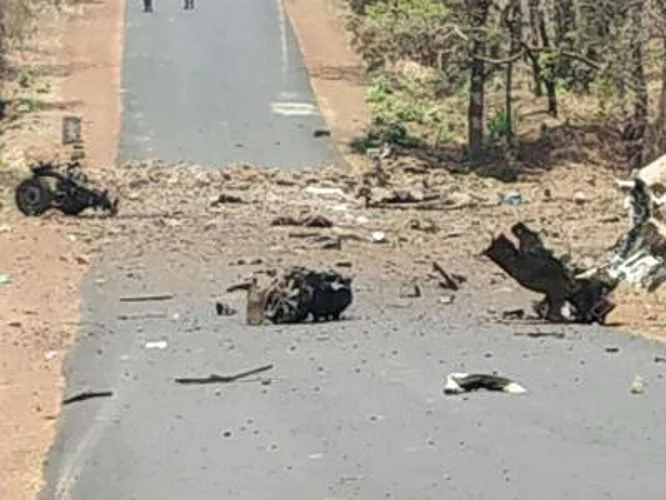 Fifteen people were martyred in a Naxal attack on Maharashtra Day in last year
