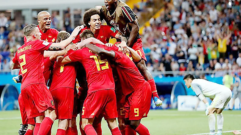 Beljium vs Japan Football world cup