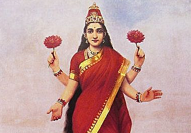 raja ravi warma draw the first picture of goddess laxmi