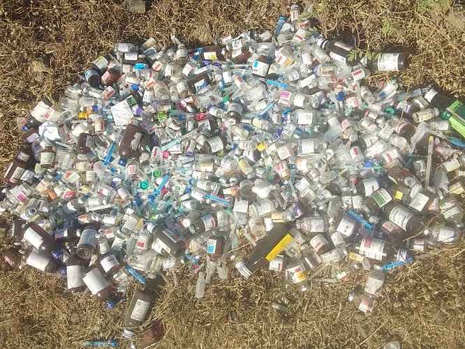 Akola Marathi News Biological waste found in intoxicants used as a cough medicine