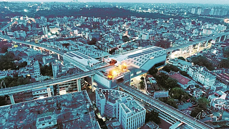 Sitabuldi metro station got platinum level reward