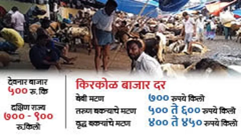 ‘कोरोना’चा गैरसमज, अन् मुंबईत मटणाची टंचाई!