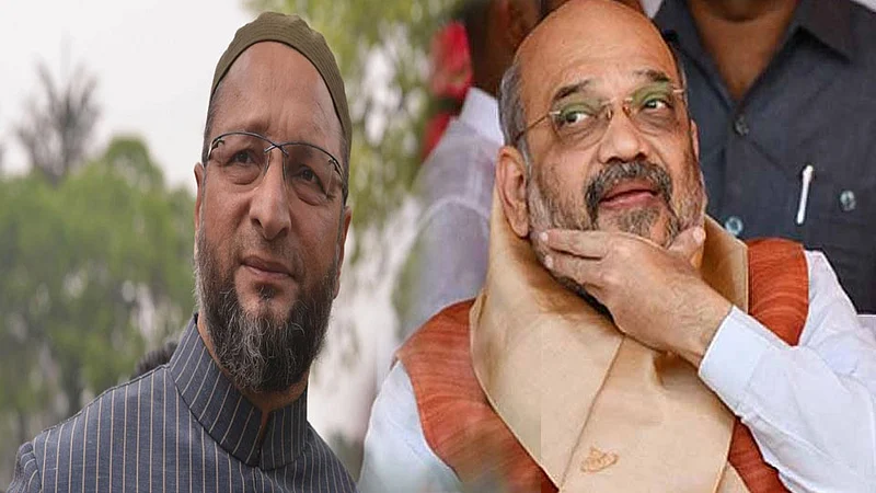 owaisi, amit shah, bjp, Greater Hyderabad Municipal Corporation