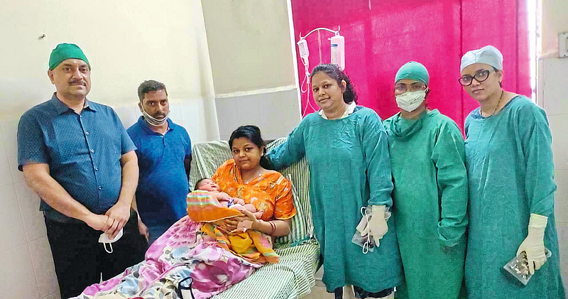 A baby weighing Five kg was born in Nagpur