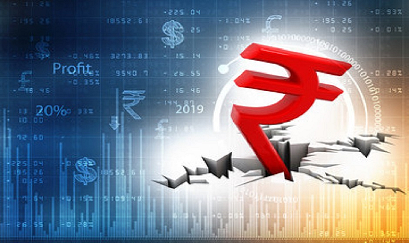 rupee falls